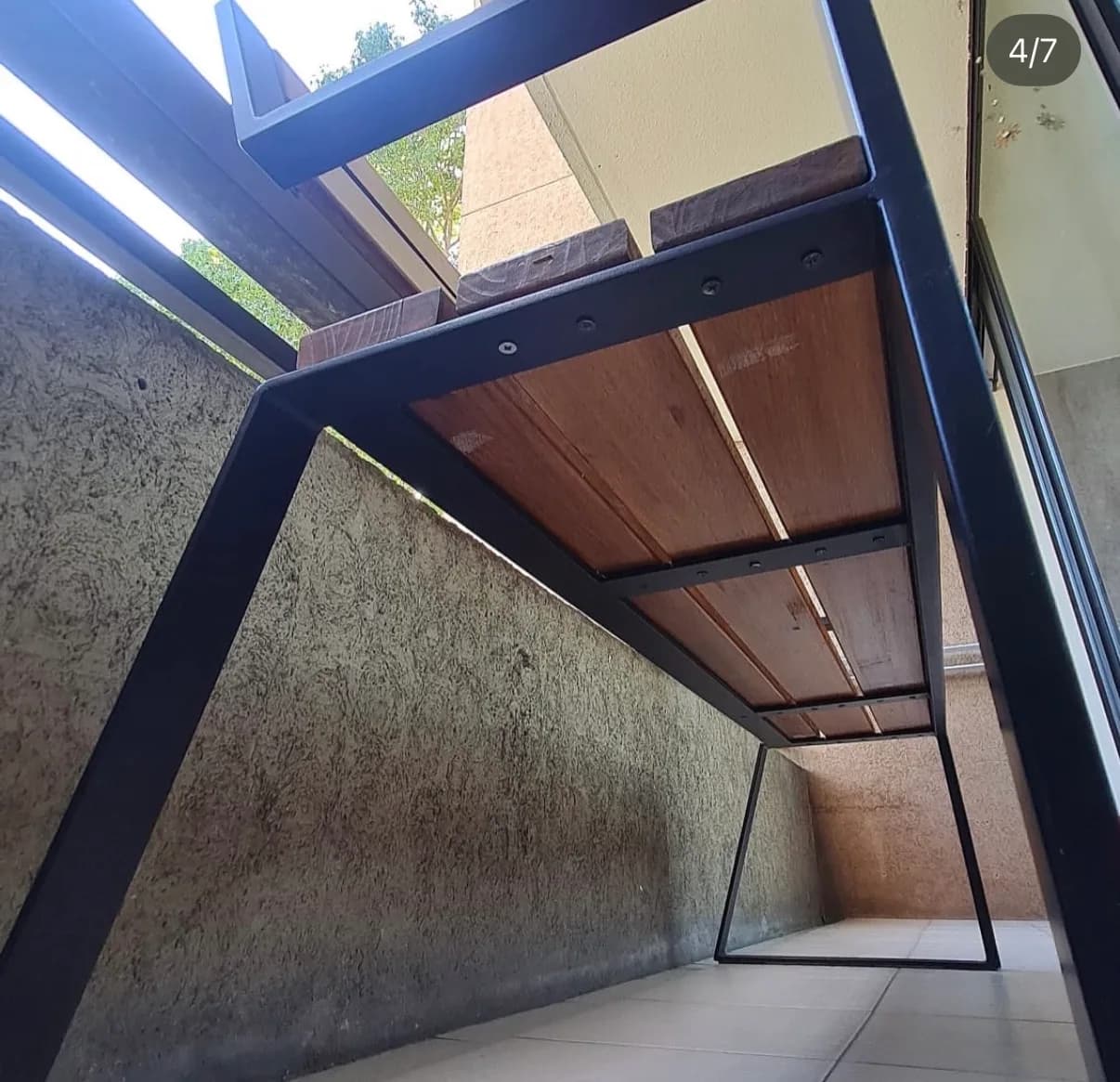 Banca para terraza o jardin — vista 5