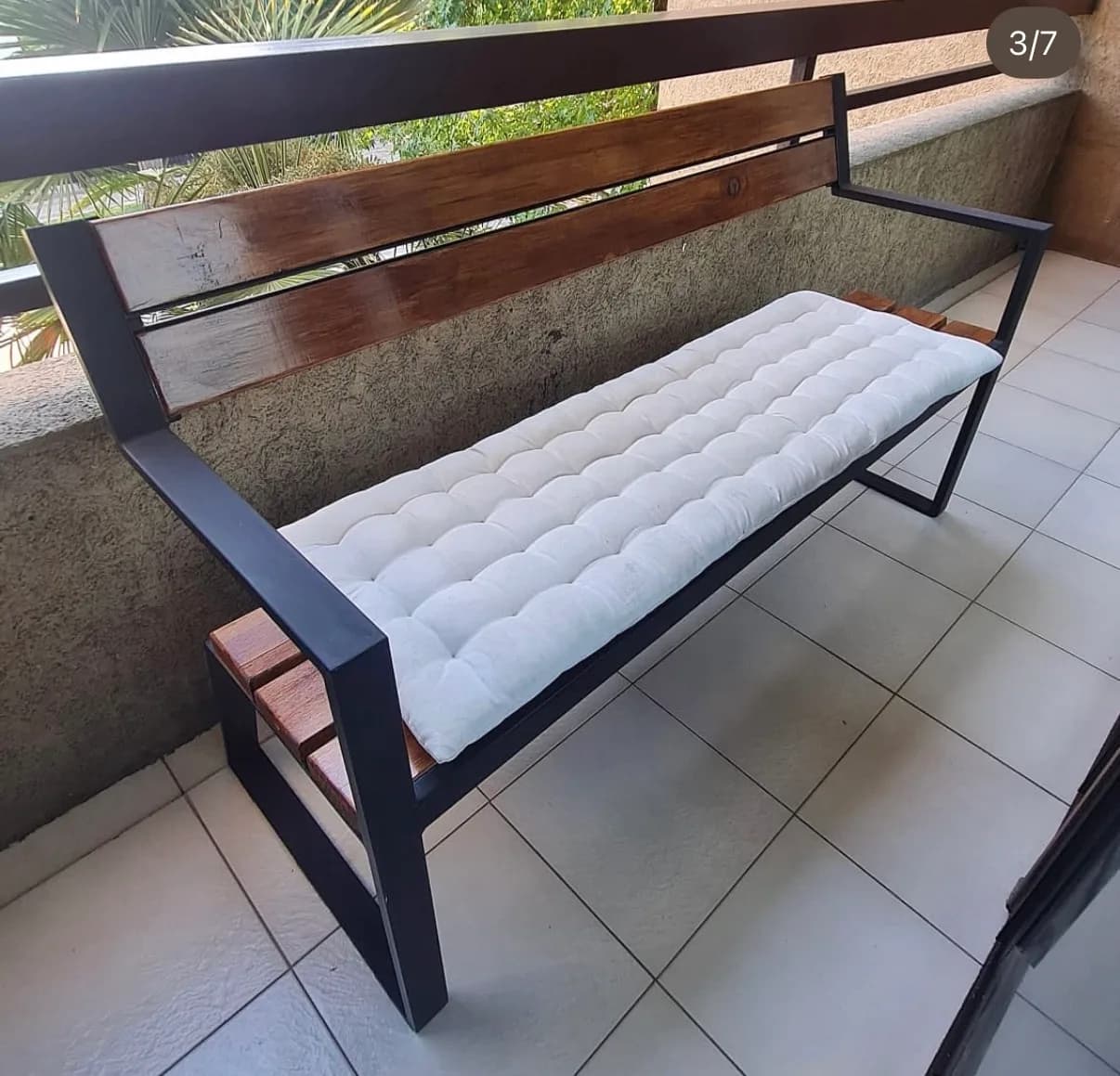 Banca para terraza o jardin — vista 6