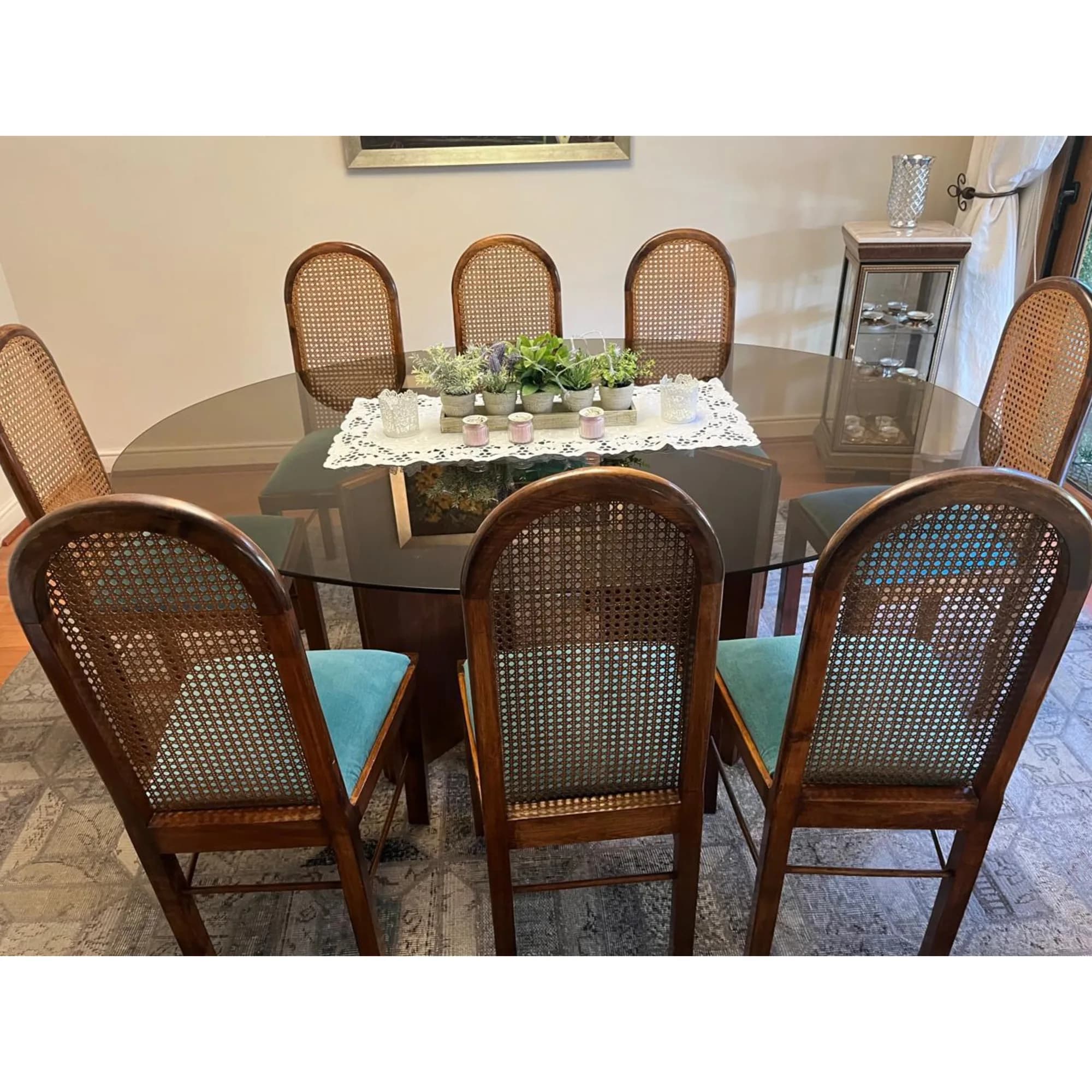 Comedor con 10 sillas de Ambrosio Montt. — vista 2