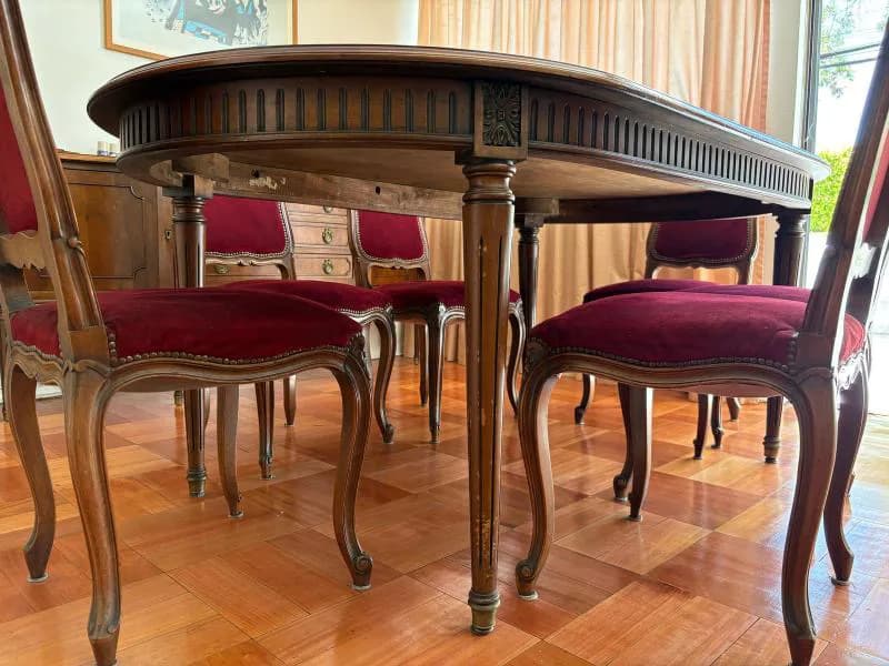 Comedor con 6 sillas, estilo Luis XVI — vista 2