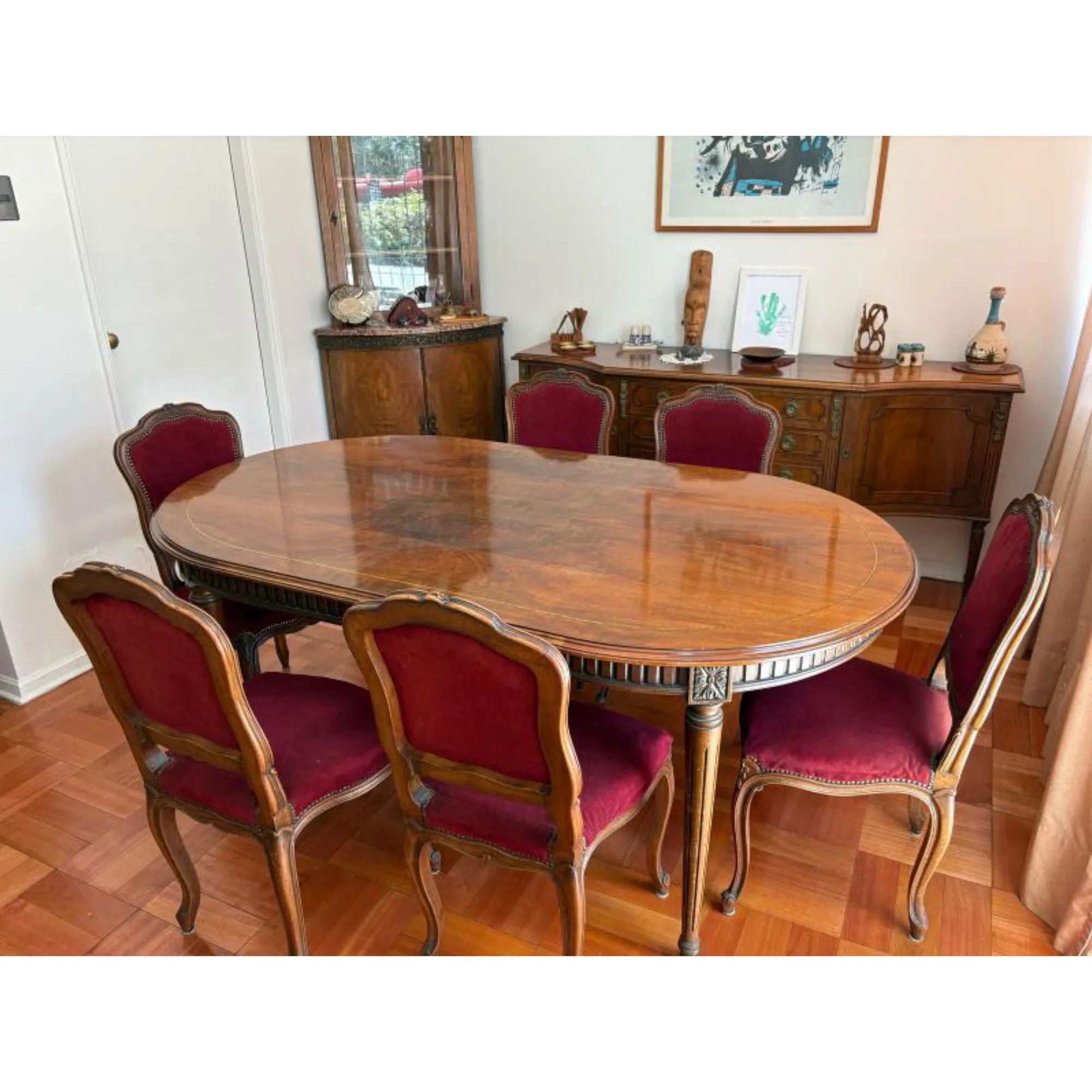 Comedor con 6 sillas, estilo Luis XVI — vista 3