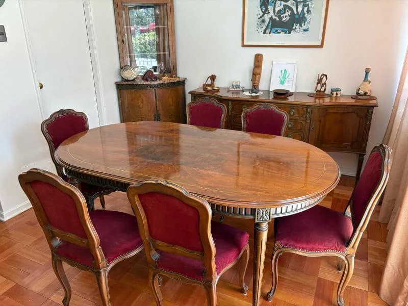 Comedor con 6 sillas, estilo Luis XVI — vista 4