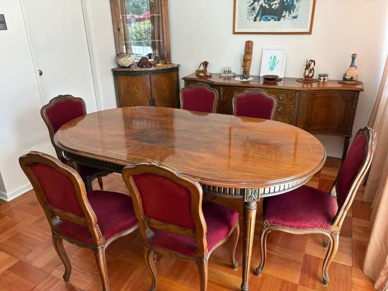 Comedor con 6 sillas, estilo Luis XVI — vista 7