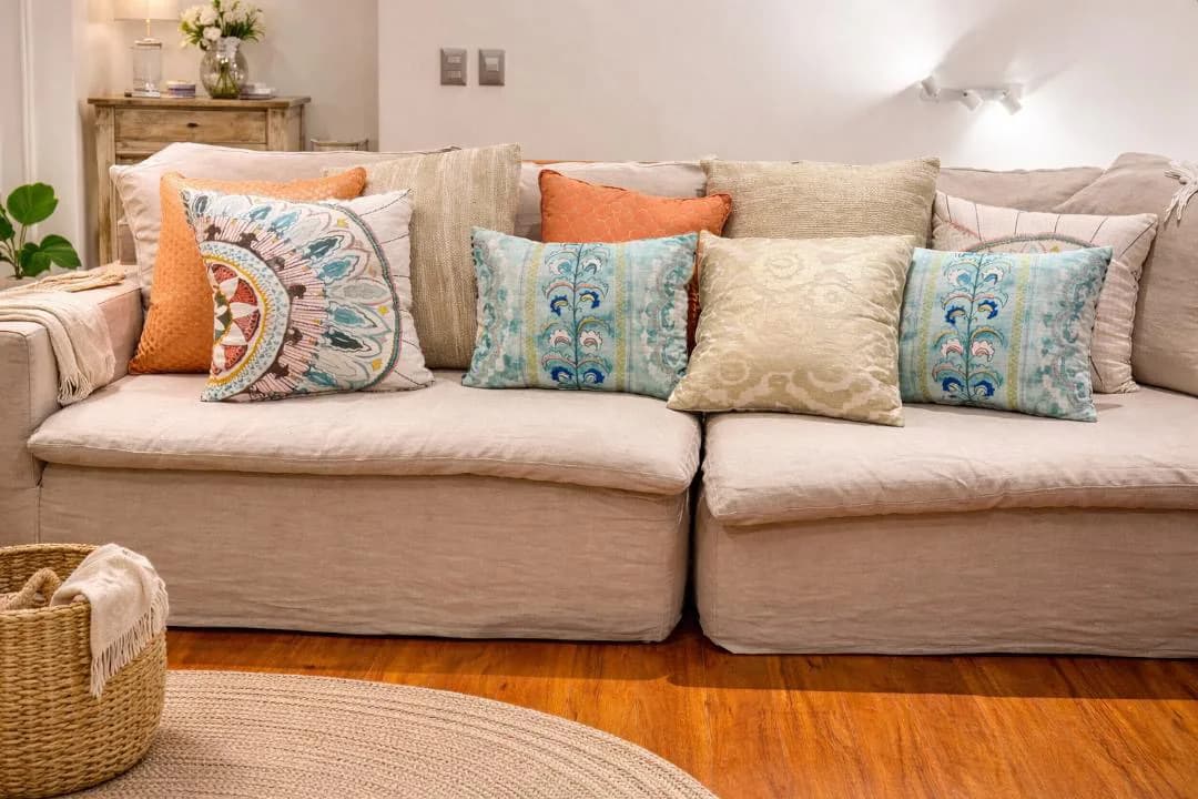 Conjunto de cojines Anthropologie, vienen con relleno. — Decoración