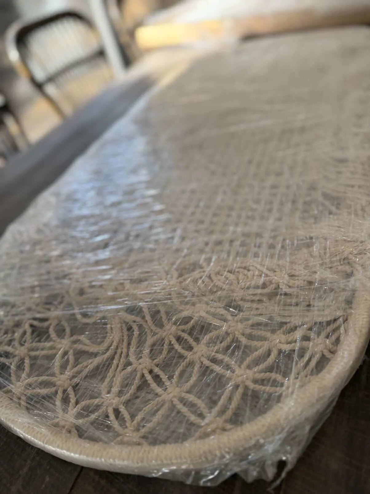 Cuna de macrame colgante. — vista 3
