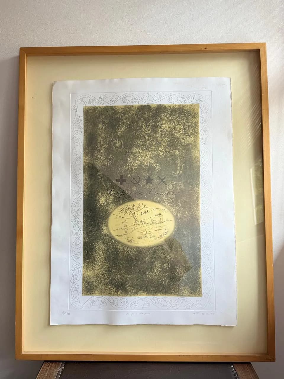 Grabado de Arturo Duclos. — Cuadros y arte