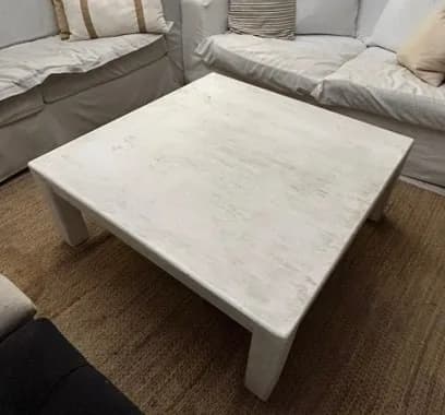 Mesa de centro madera maciza — Mesas de centro
