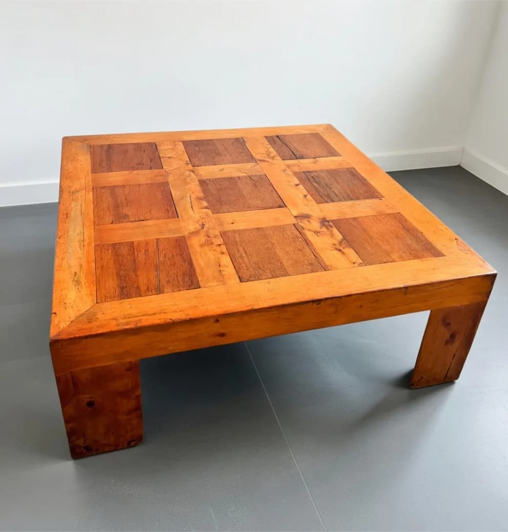 Mesa de centro madera Raulí — Mesas de centro