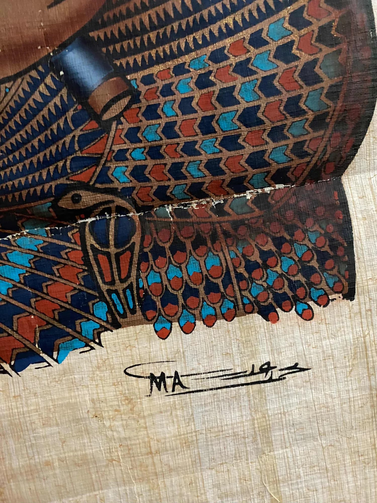 Papiro original con certificado — vista 3