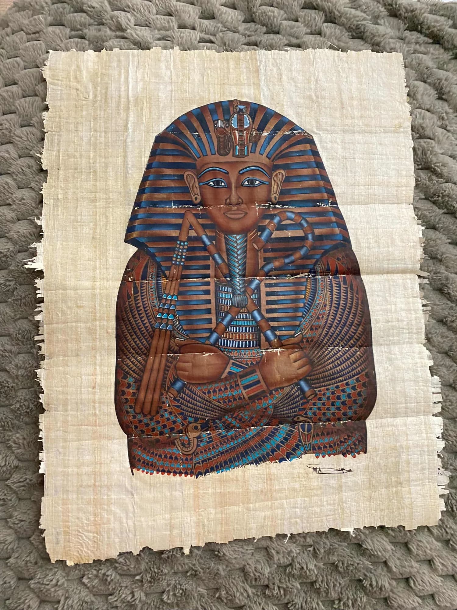 Papiro original con certificado — vista 4