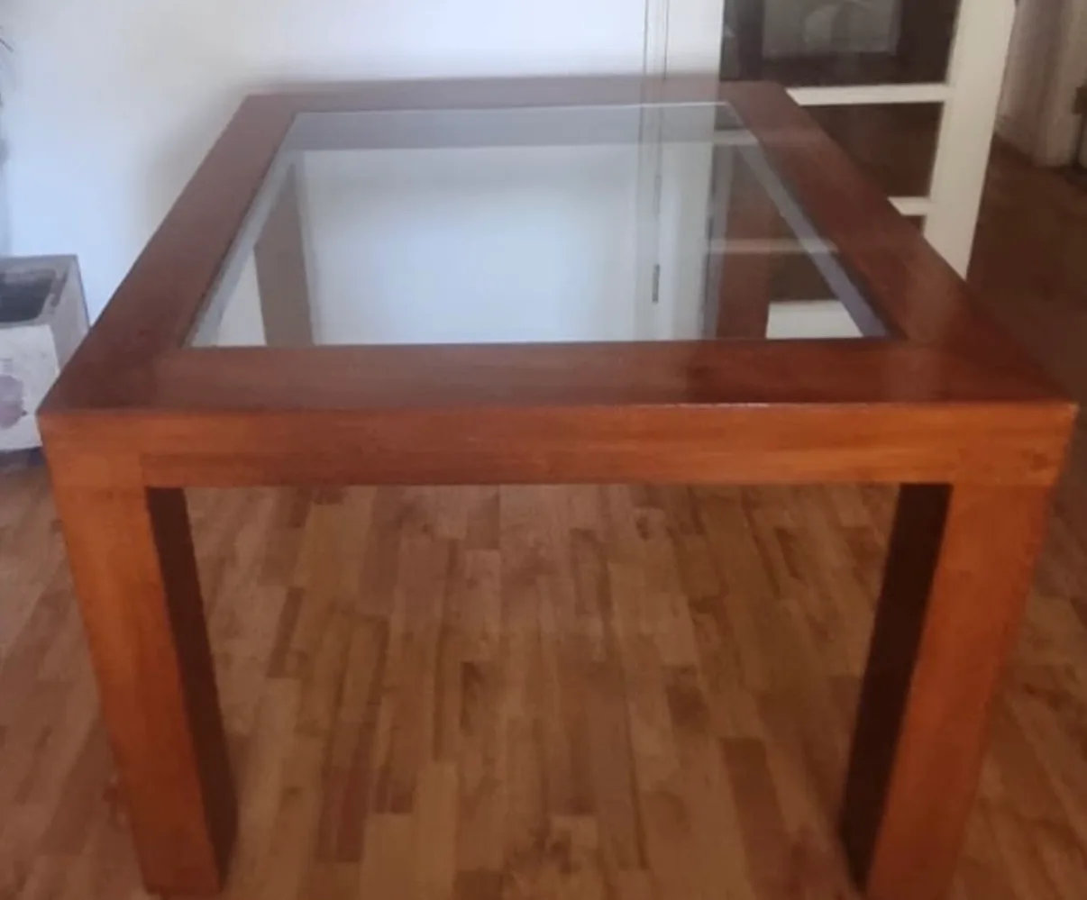 Mesa de comedor madera encina. — vista 2