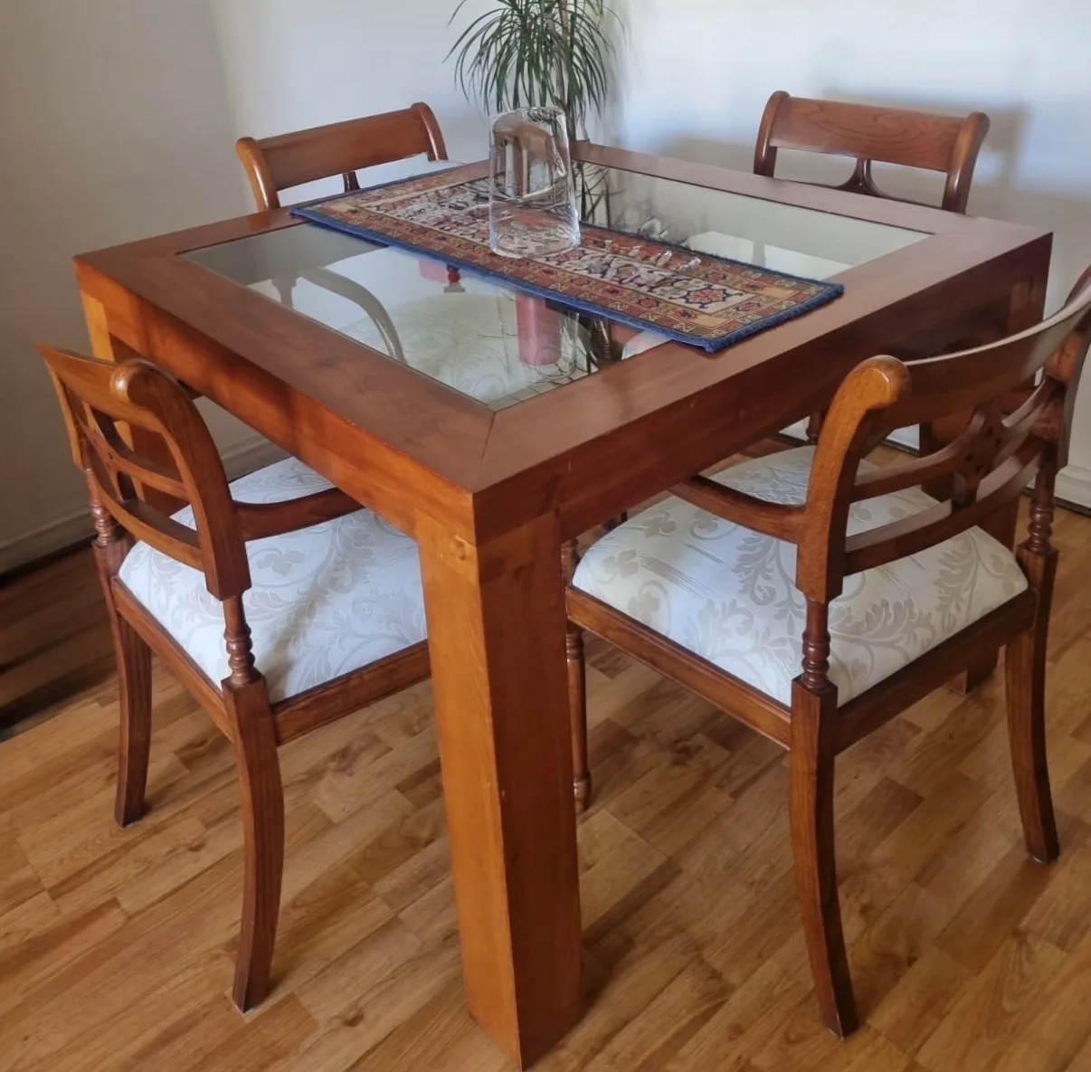 Mesa de comedor madera encina. — vista 3