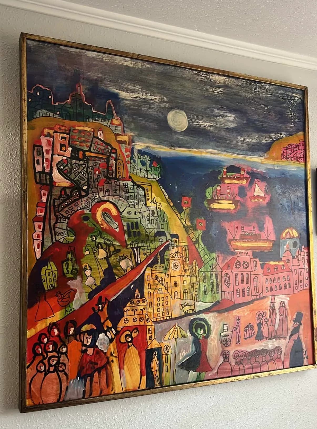 Espectacular pintura de Santos Guerra. — vista 2