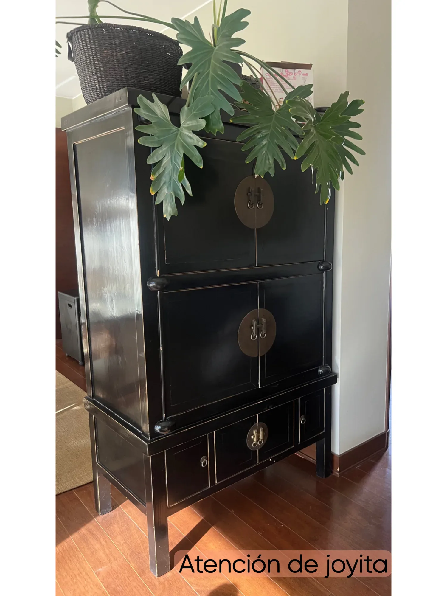 Lindo mueble bar de madera. — Bares y carros