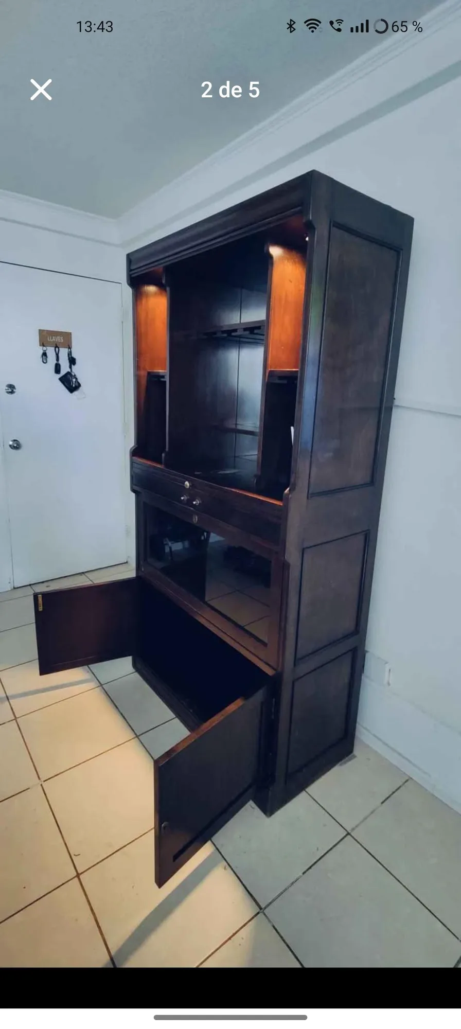 Mueble bar de madera maciza. — vista 5