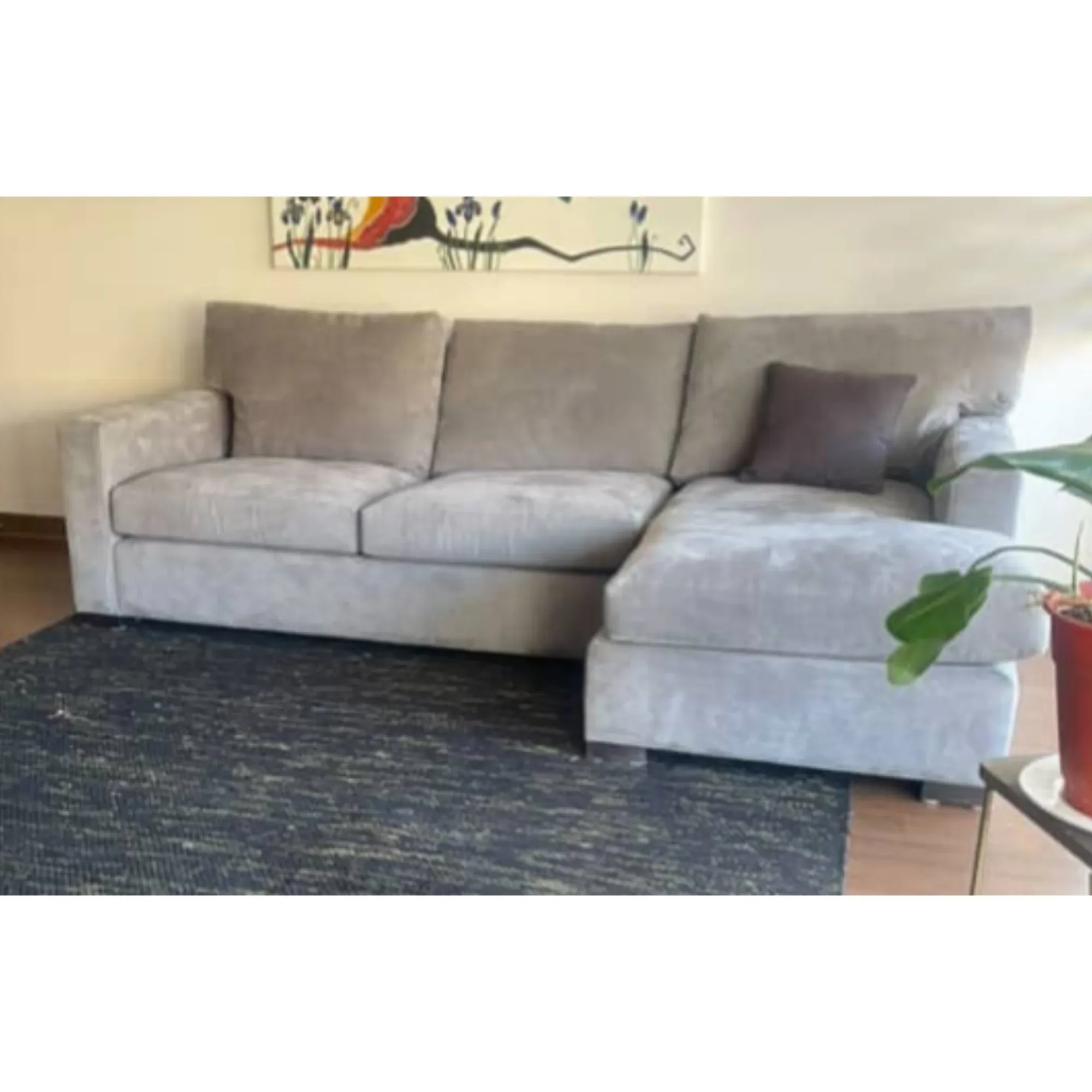 Sofa seccional derecho de Crate and Barrel. — Otros
