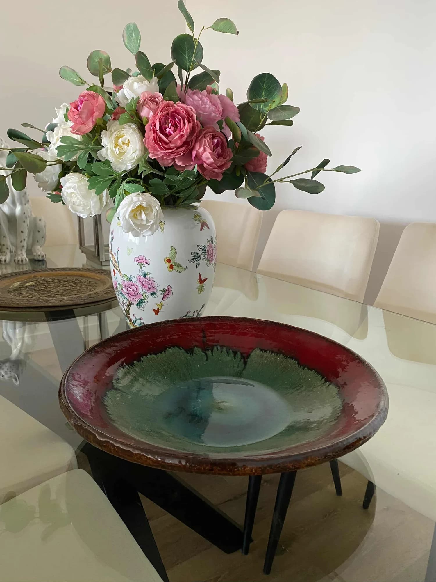 Platos decorativos de greda y resina. — vista 3
