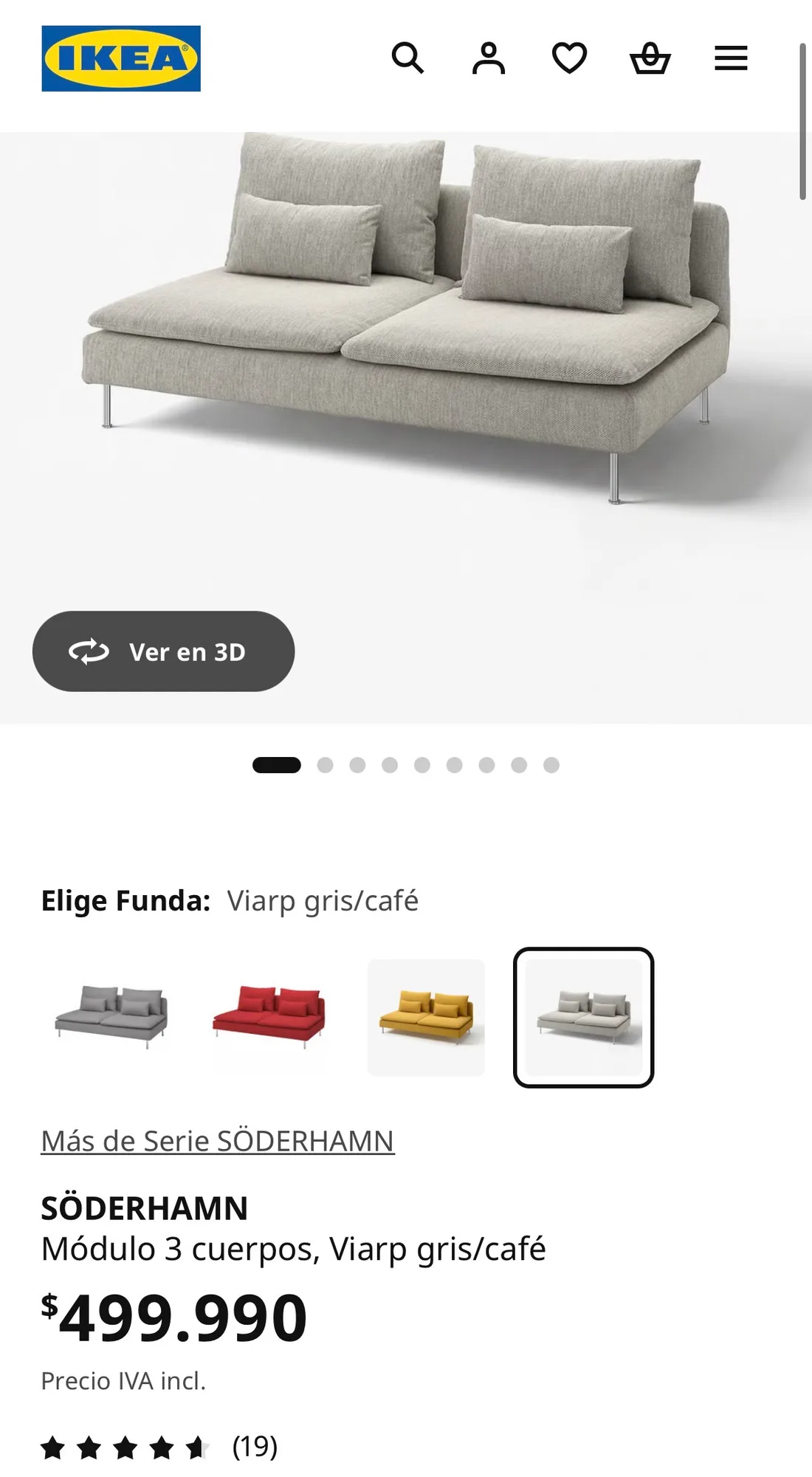 Sofa Ikea. — vista 5