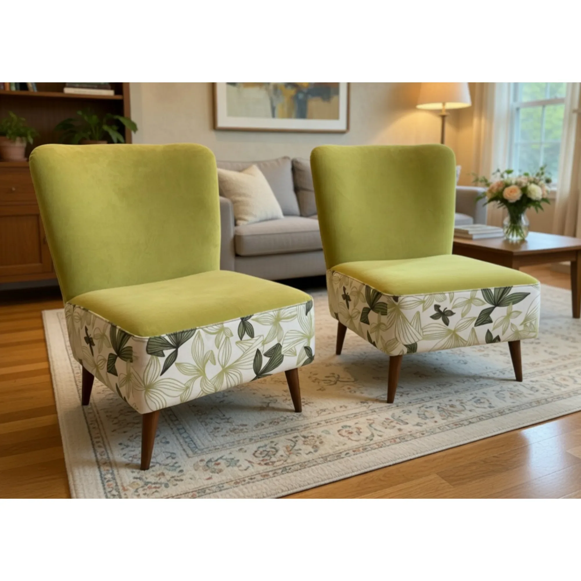 Dos sitiales retro. — Sitiales y sillones