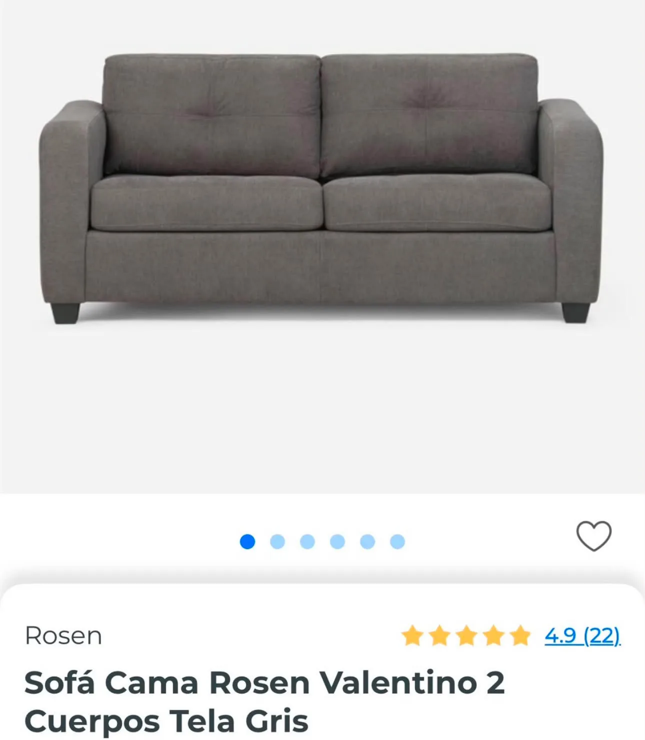 Sofa cama Rosen. — vista 2