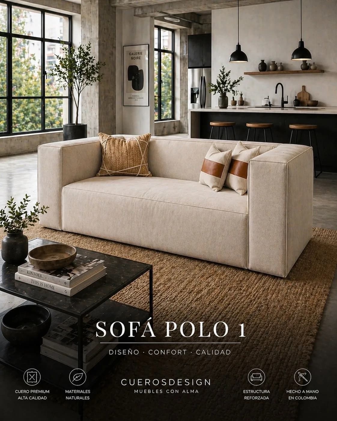 Sofa nuevo de la tienda Cuero Design. — vista 2