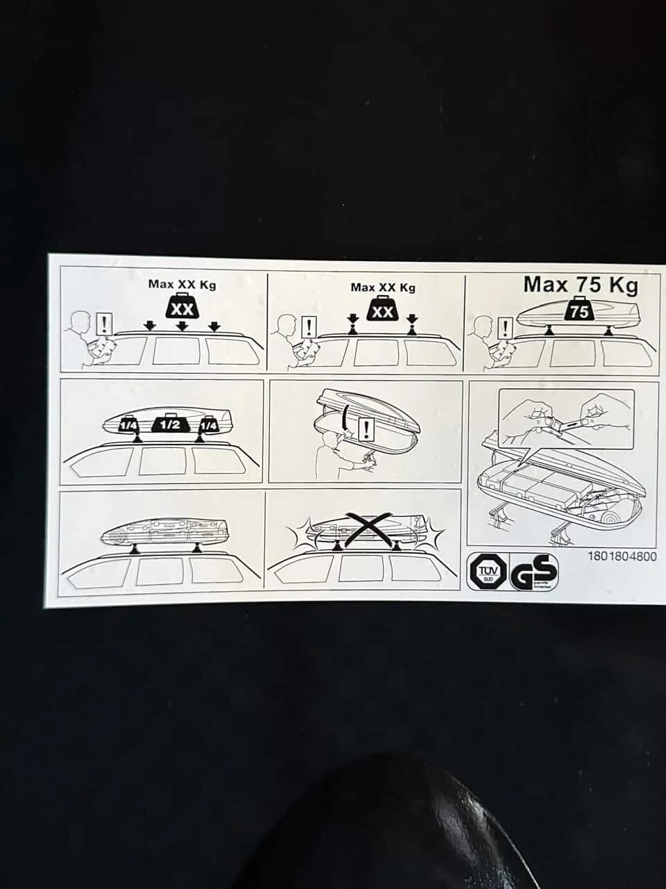Thule Excellence XT Black. — vista 7