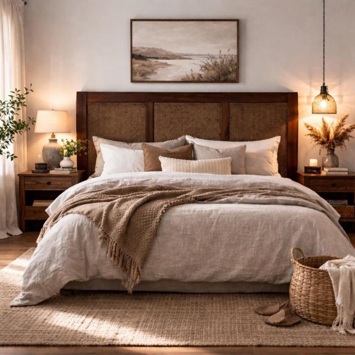 Respaldo para cama king.