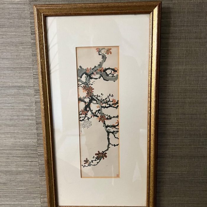Lamina oriental enmarcada