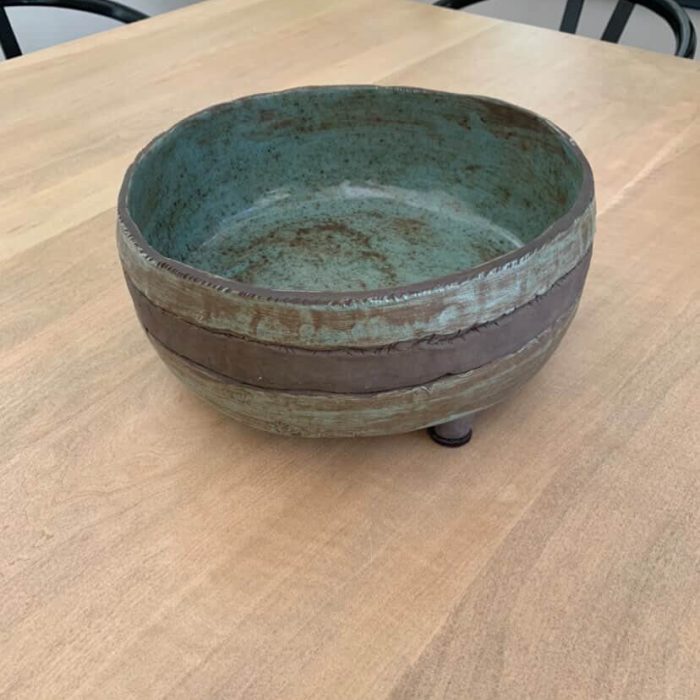 Fuente de ceramica gres.